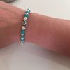 chunky sterling silver and turquoise bracelet 5e45b93e