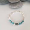 chunky sterling silver and turquoise bracelet 5e45b94f scaled