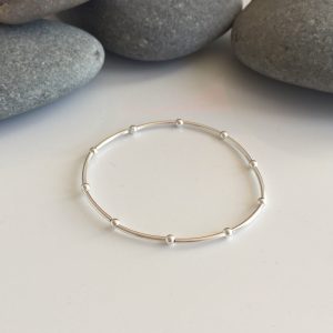 delicate sterling silver bracelet 5e457247