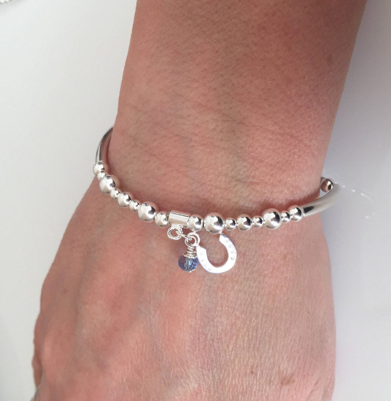 Silver Horseshoe Bracelet Loved By Venus