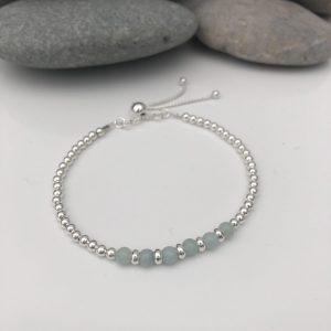 pale green amazonite and sterling silver bracelet 5e45b609 scaled