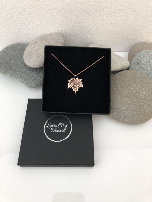 rose gold maple leaf necklace 5e456c2c