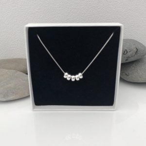 silver 50th birthday necklace 50 birthday gift 4 5e457316