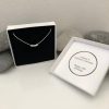 silver 60th birthday necklace 60 birthday gift 5e456d64