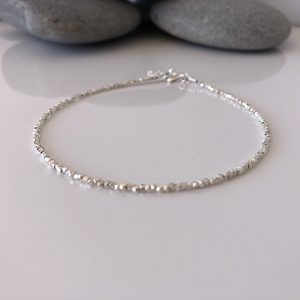 silver beaded anklet 5e45728c scaled