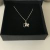 silver heart necklace 5e4571de