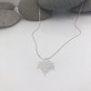 silver maple leaf necklace 5e459a41