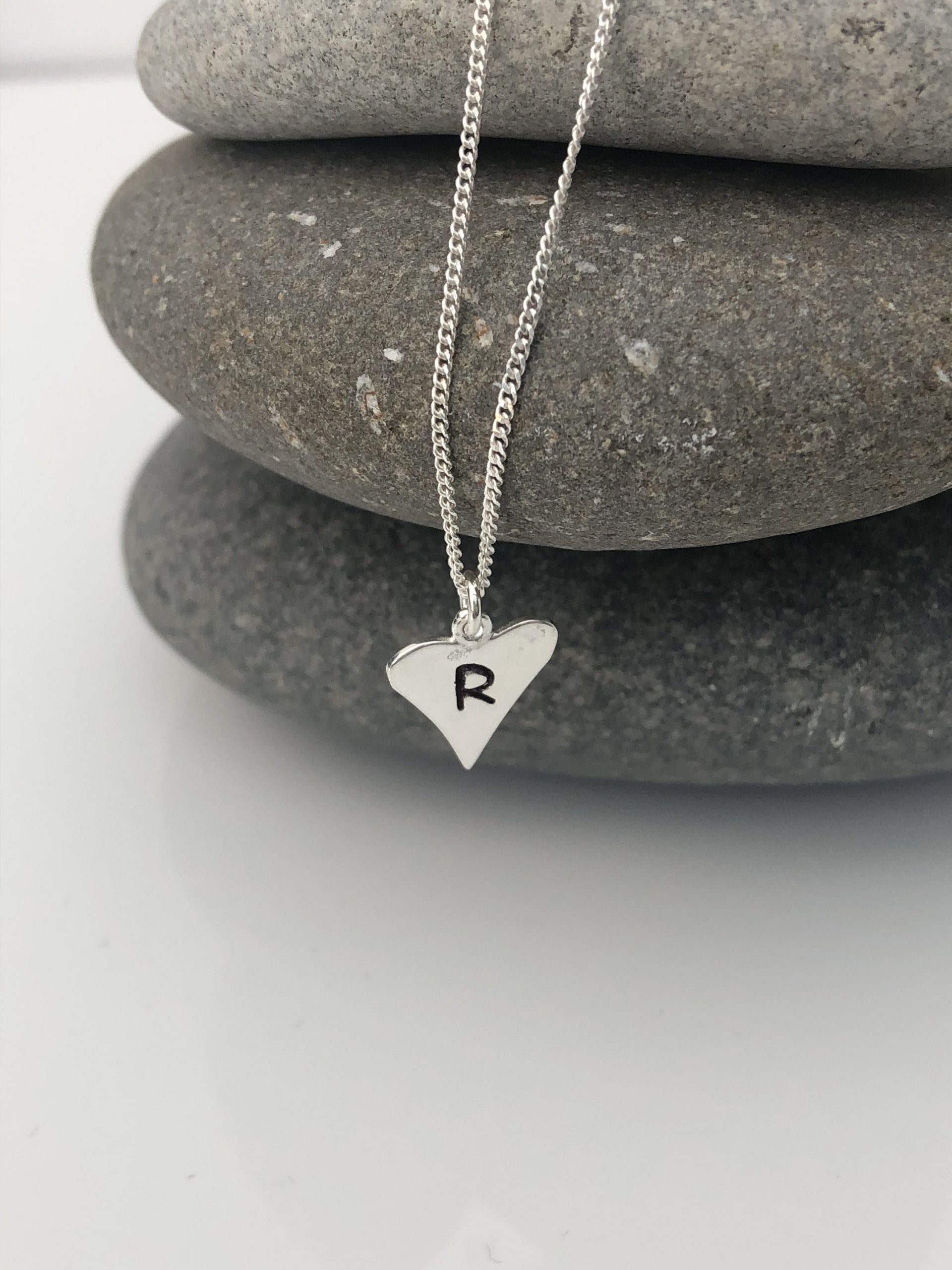 silver personalised heart necklace 5e4570ca scaled