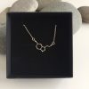 silver serotonin molecule necklace 5e459a6d scaled