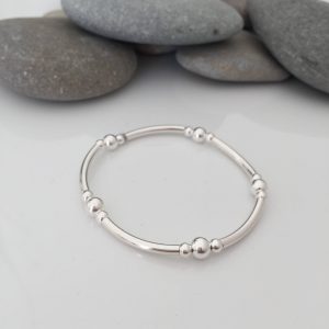silver tube bracelet 5e45a3d0 scaled