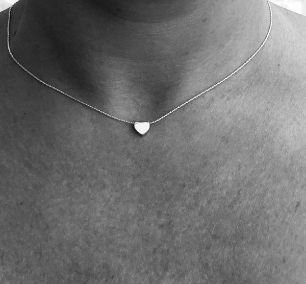 simple heart necklace 5e45770e