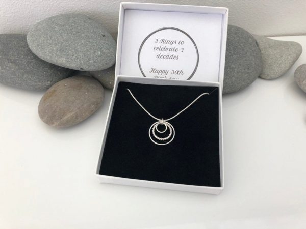 sterling silver 30th birthday necklace 5e45aa5d
