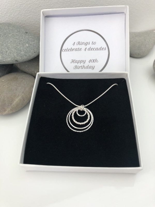 sterling silver 50th birthday necklace 5e4569f1