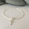 sterling silver cross bracelet 5e45c0fb