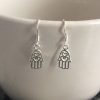 sterling silver hamsa hand earrings hamsa charm dangle earrings 5e417503