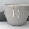 sterling silver leaf earrings 5e457812