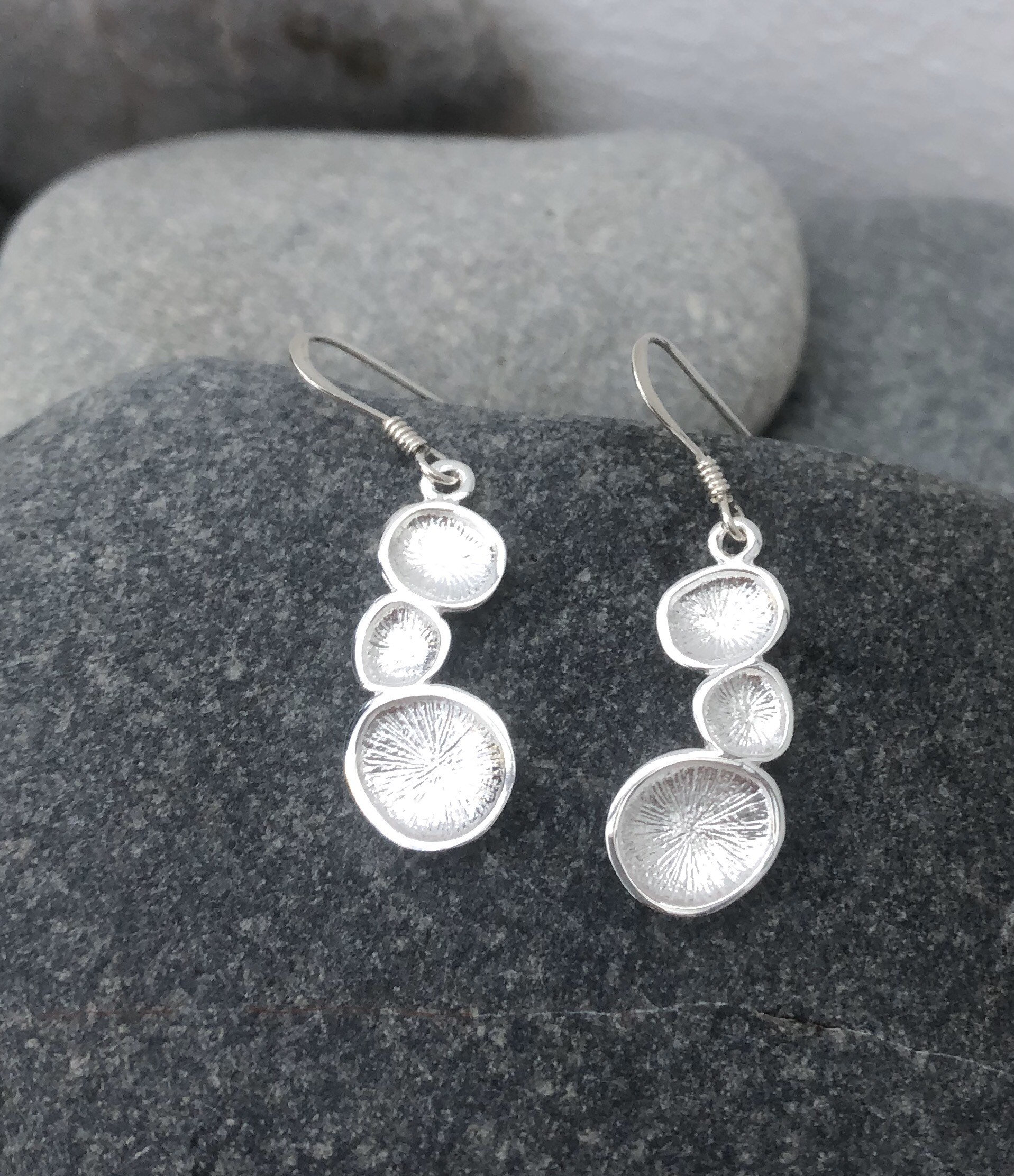 sterling silver pebble earrings 5e45ab6c