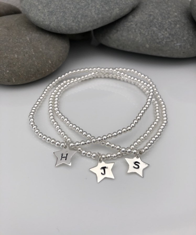 sterling silver personalised stacking bracelets 5e45cfc0