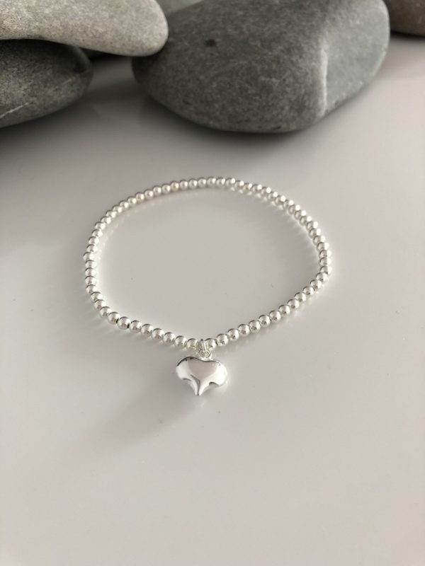 sterling silver puffed heart bracelet 5e457543 scaled