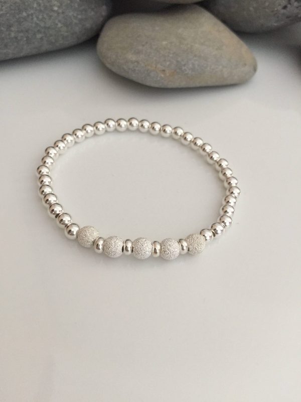 sterling silver stardust bead bracelet 5e459ea3 scaled
