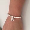 sterling silver tree of life beaded stretch bracelet 5e45a58b