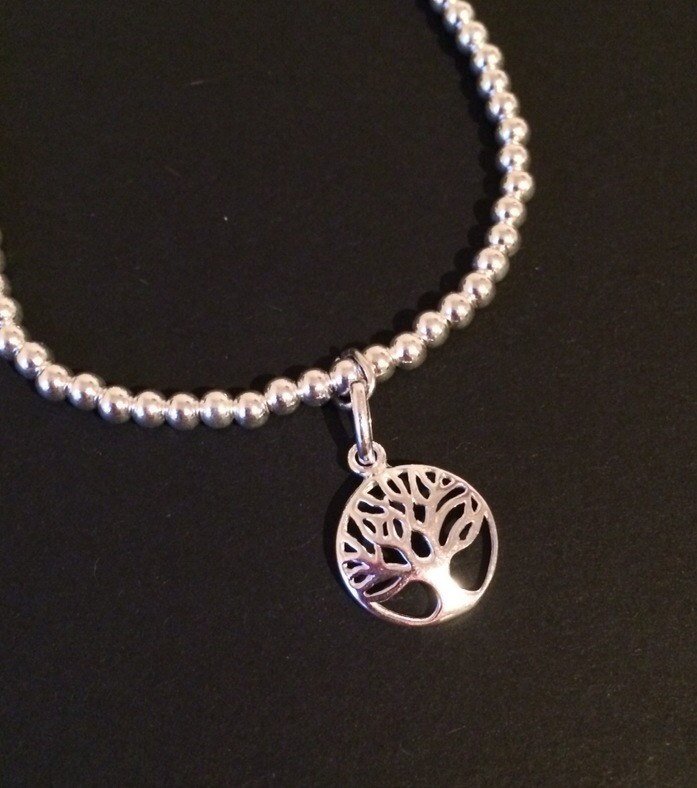 sterling silver tree of life bracelet 5e459993