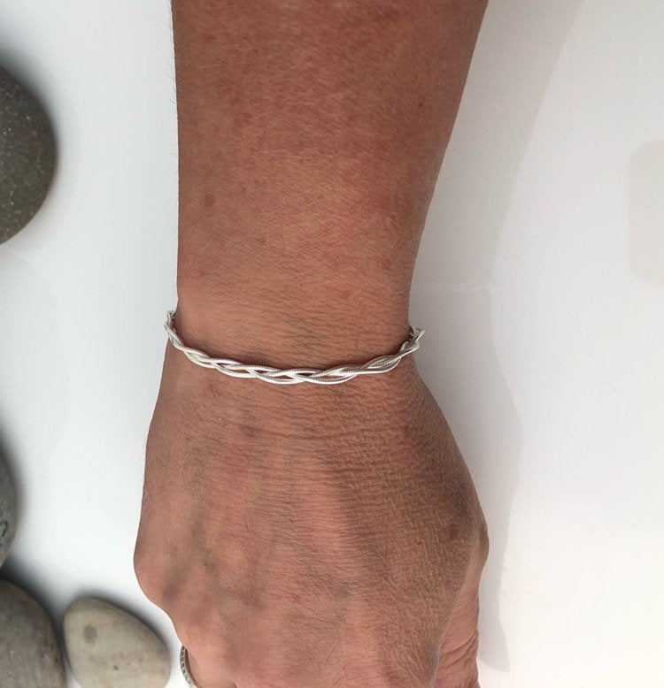 sterling silver woven bracelet 5e45b3d8