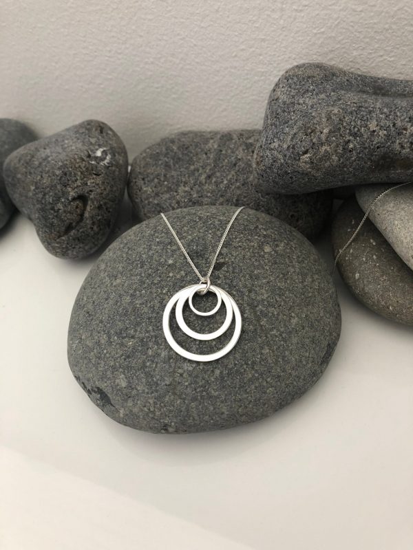 triple circle silver necklace 5e459641 scaled