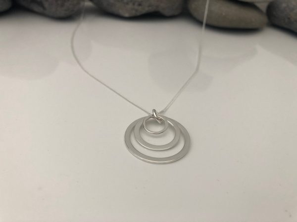 triple circle silver necklace 5e459659 scaled