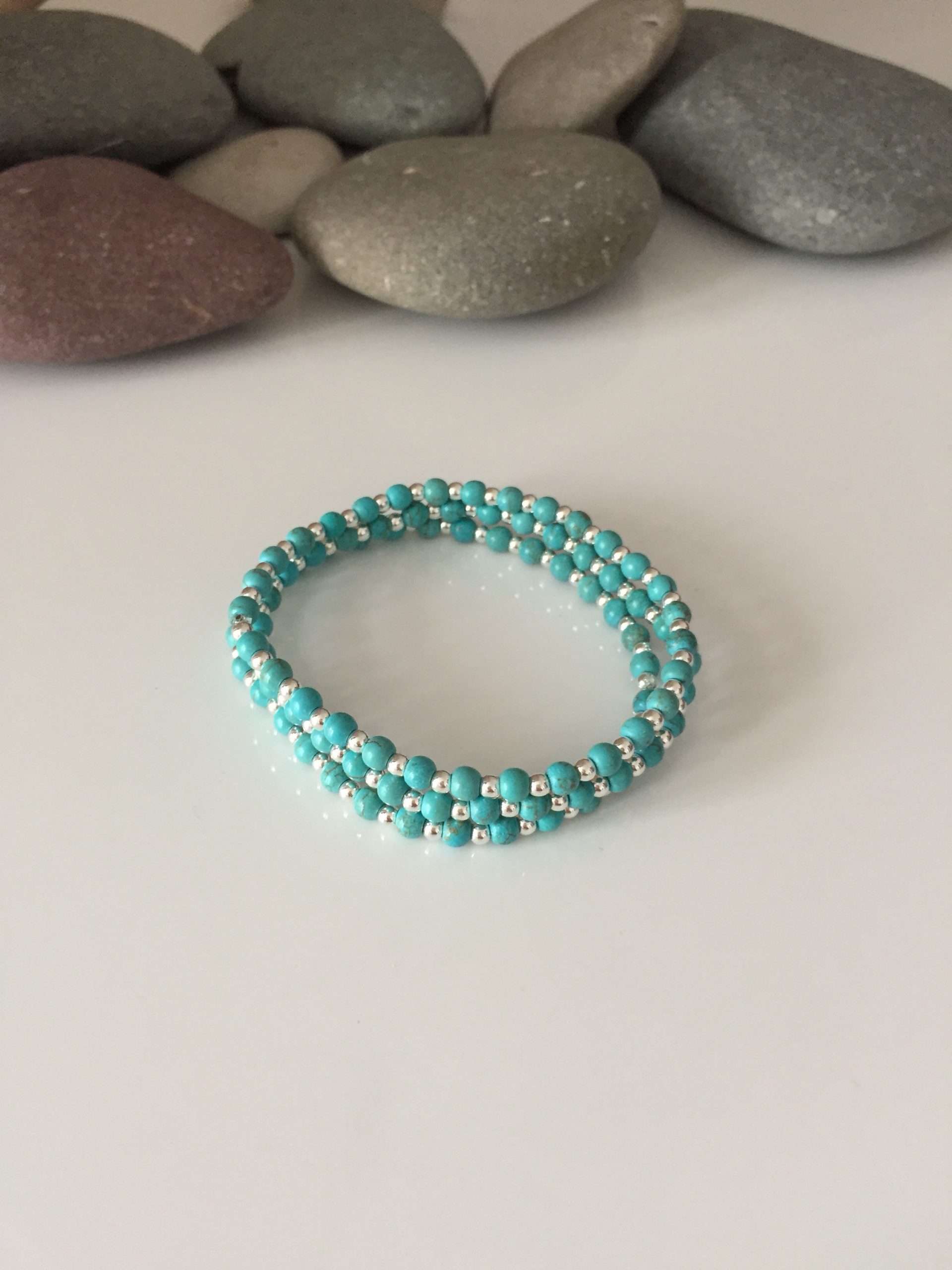 turquoise and sterling silver stacking bracelets 5e45a31f scaled