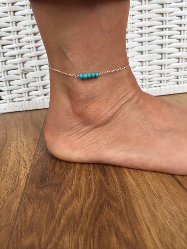 turquoise beaded anklet 5e459ddc scaled