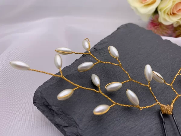 large ivory pearl hairpin 3