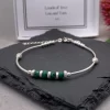 40th birthstone tube bracelet